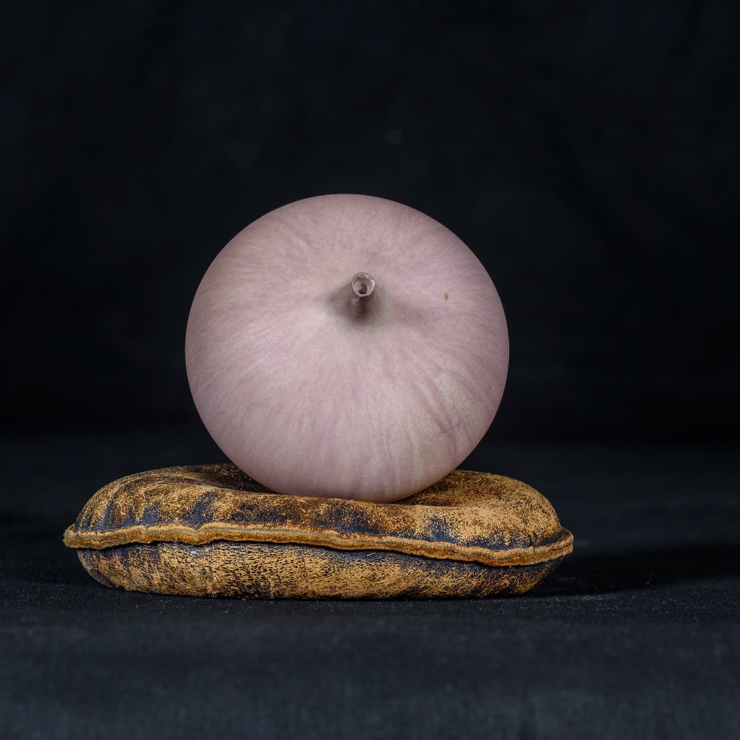 Rose Cabat Late 1950's Feelie Bulbous Shape Satin Pink Ultra-Soft Glaze Formula