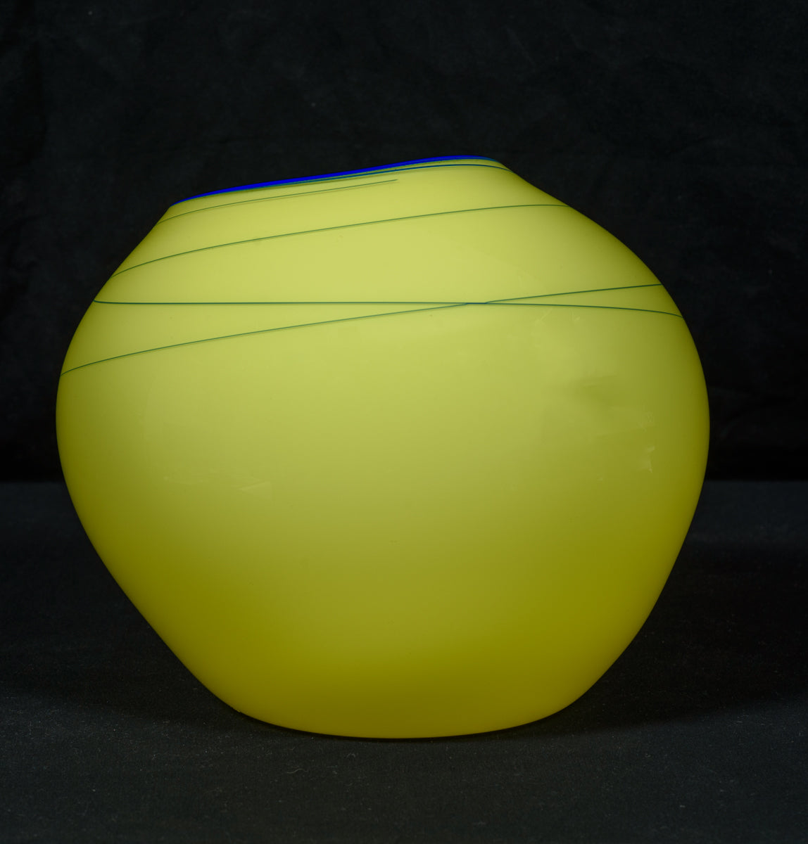 Chihuly Citron Basket