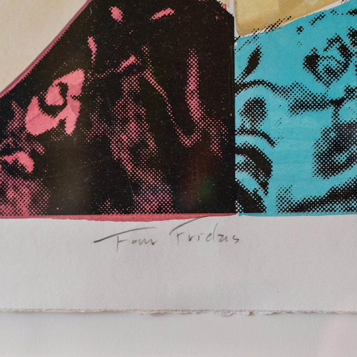 Richard Durado 2003 Large Silkscreen Print Titled Four Frida's 6 of 13 edition