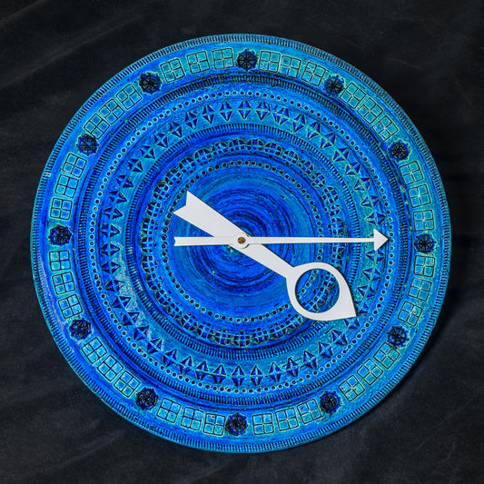 BiTossi 1965 Rimini Blu Howard Miller Wall Clock w/ Original George Nelson Hands