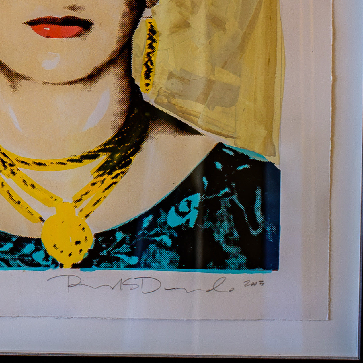 Richard Durado 2003 Large Silkscreen Print Titled Four Frida's 6 of 13 edition